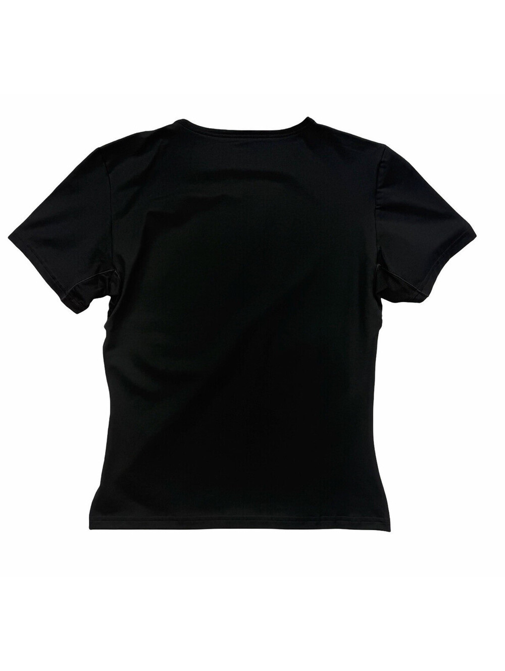 SPANX Men's Sculpt Cotton Spandex Crew T Shirt Classic Black Size XXL - Picture 2 of 5